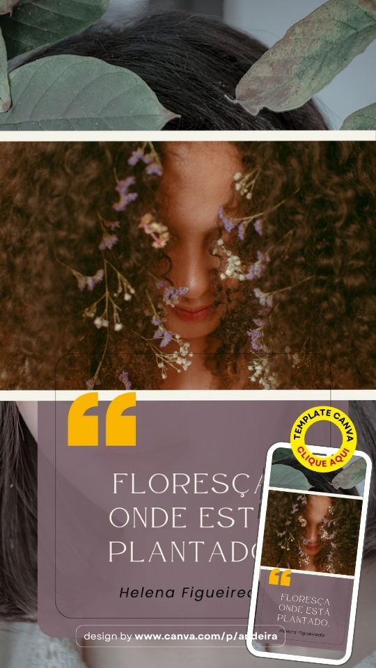 template de bom dia floresça