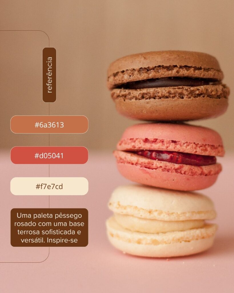 Paleta de cores para marca terroso