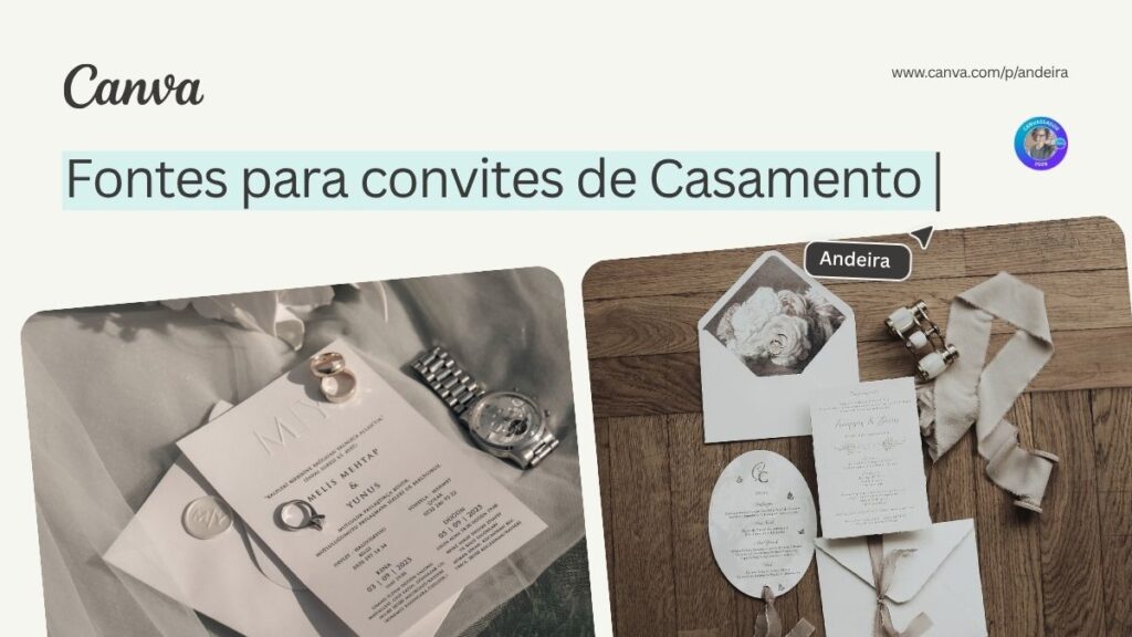fontes para convite de casamento